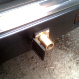 90 litre tank fitted inside Jaguar XJ 40 boot